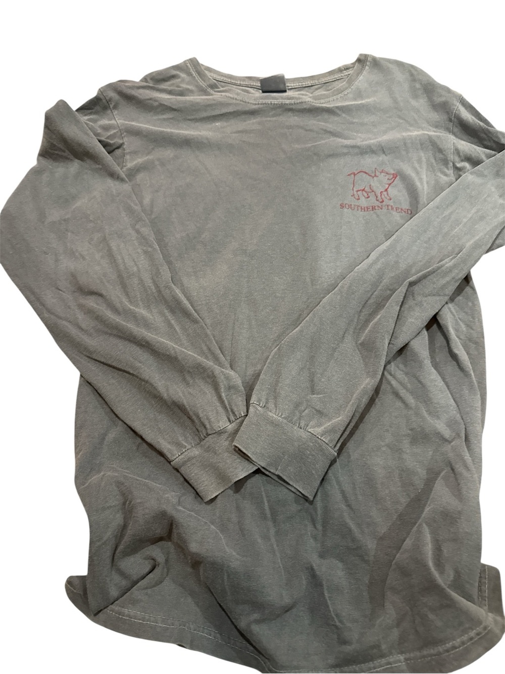 Southern‎ Trend Long Sleeve History Does Repeat Itself Size Small Gray Red
